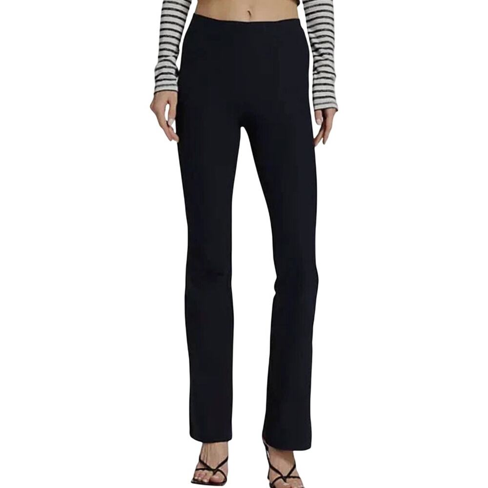 Rag and Bone Icons Navy Blue Simone Elastic Waist Mid-Rise Flare Pants Size 6